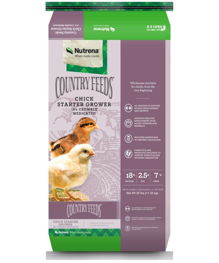Nutrena 18% Medicated Chick Starter Grower - 50 lb