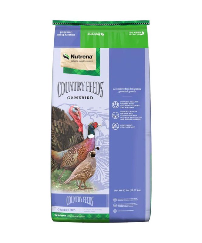 Nutrena 21% Gamebird Grower - 50 lb