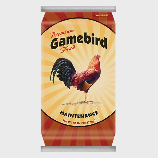 Hi Spirit  Game Bird Maintenance Poultry Feed - 50 lb