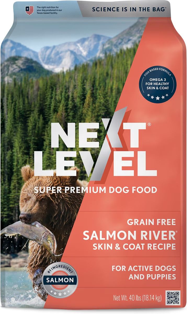 Next Level Super Premium Pet Food Grain Free Salmon River  Dog Food, Size: 15 lb