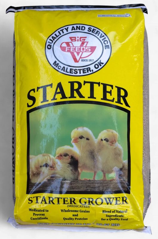 Big V Feeds 18% Starter / Grower (Medicated) - 50 lb