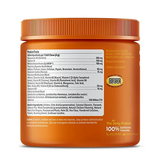 Zesty Paws 8 In 1 Multivitamin Bites - 90ct