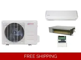 Norton Custom (2-5 Zone) Mini Split Heat Pump (-13°F), 22.5 SEER2/12.5 EER/10.3 HSPF (R410a)