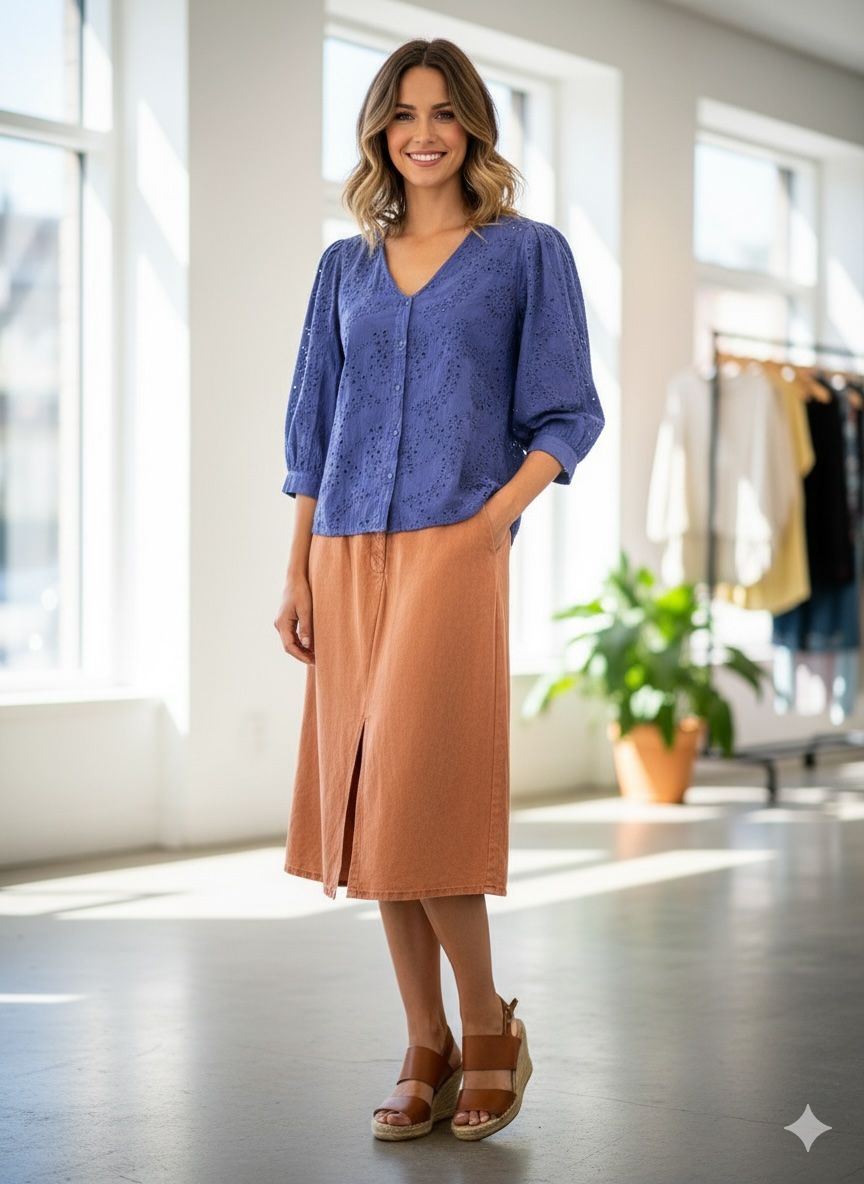 La Fée Maraboutée Blouse Santa_B