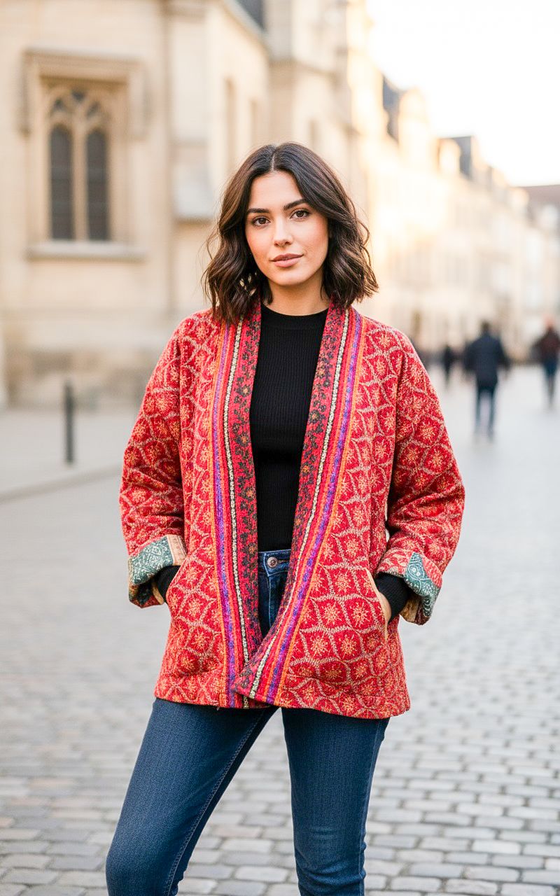 Handmade Kantha Jacket