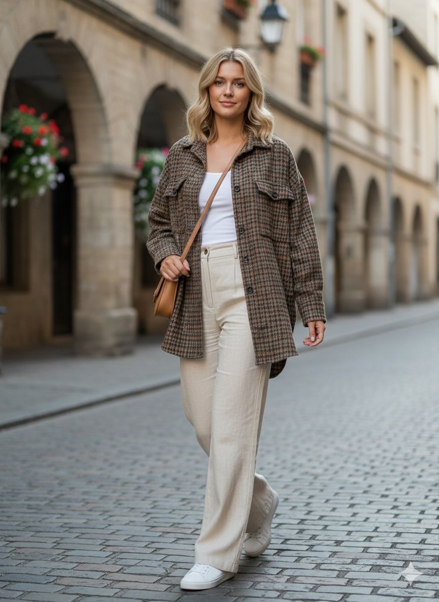 Diega Shacket (shirt + jacket) Capucina 9594