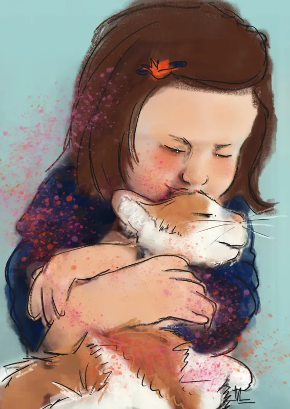 The little me, dubbele kaart met envelop