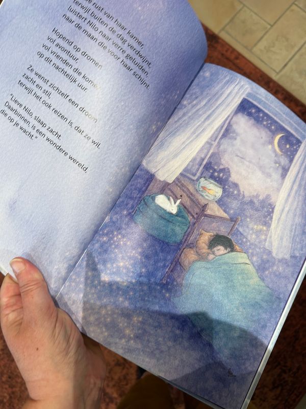 Mijn boek Nilo's reis naar stilte