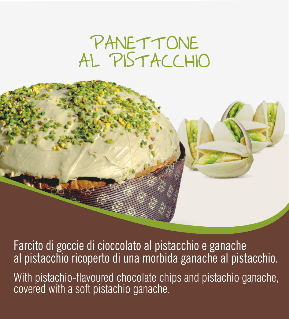 Panettone al Pistacchio | Pasticceria Tirrena