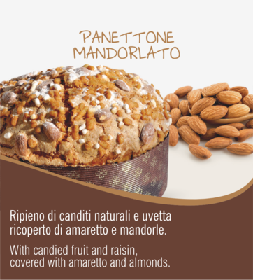 Panettone Mandorlato | Pasticceria Tirrena