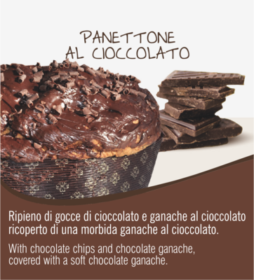 Panettone al cioccolato | Pasticceria Tirrena