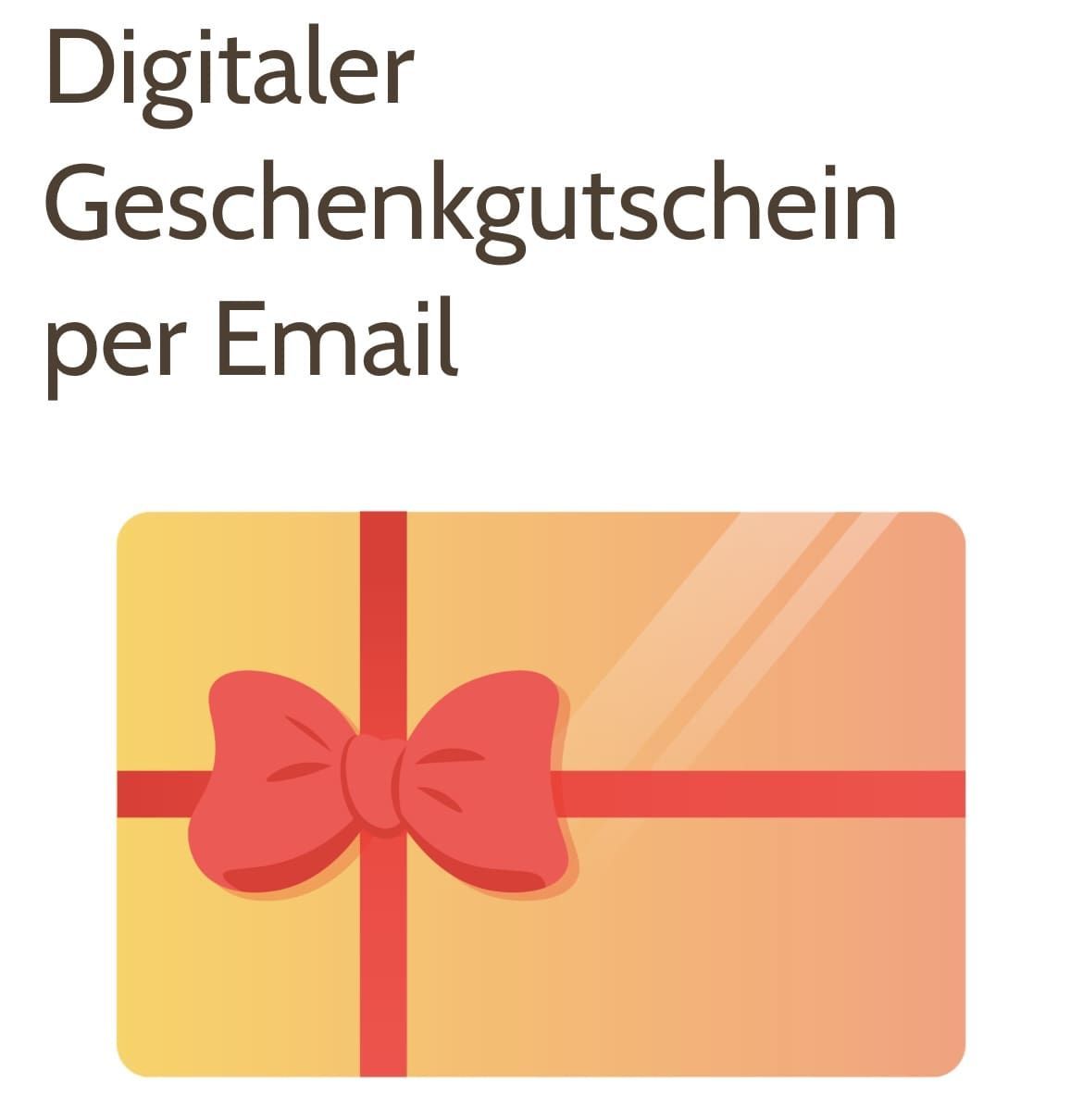 Digitaler Geschenkgutschein - zum Einkauf im Onlineshop.