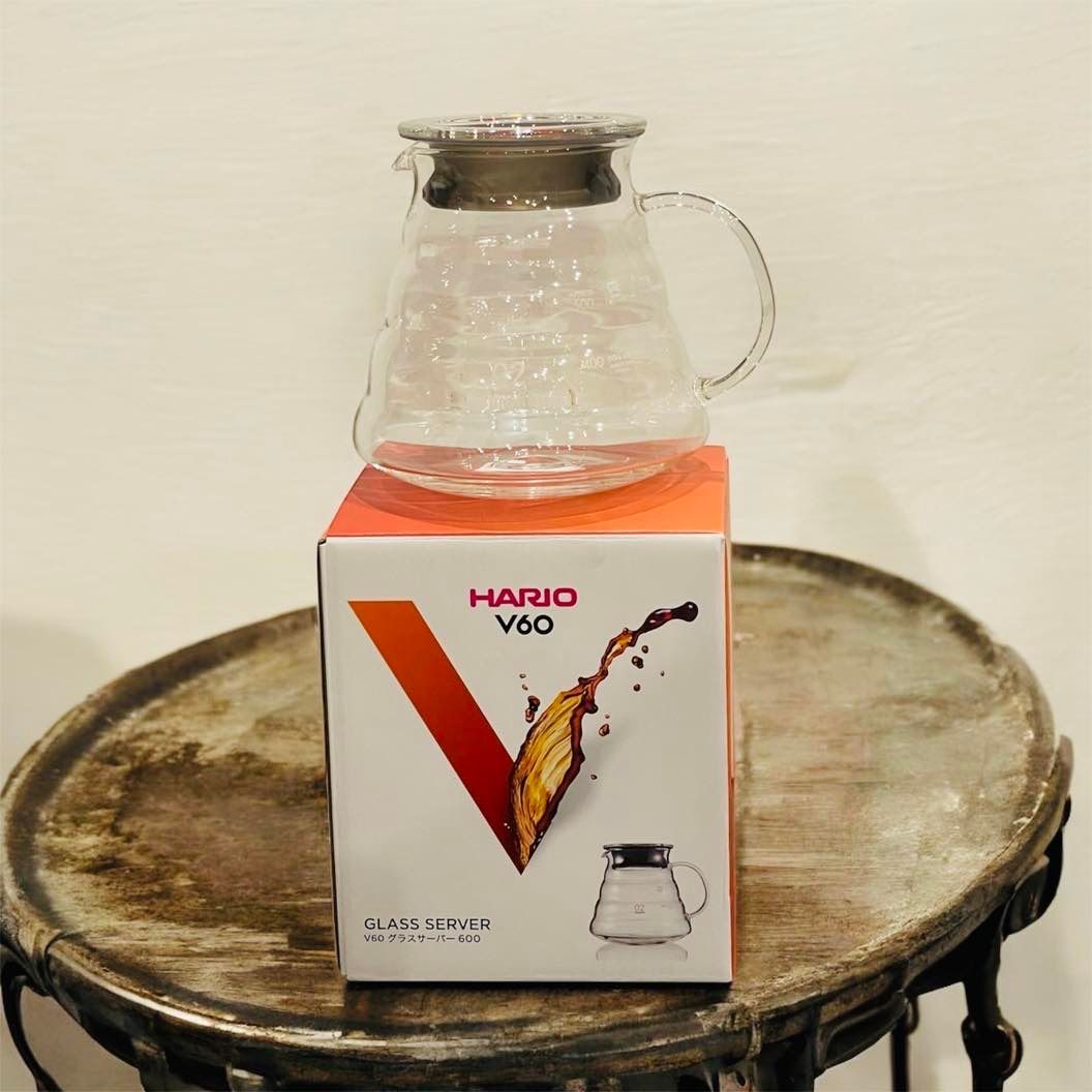 Hario Glaskaffeekanne mit Glasdeckel
