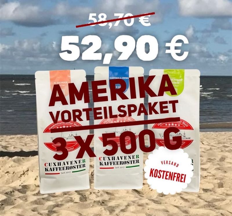 Amerika Vorteilspaket, 1,5 kg - versandkostenfrei Amerika Vorteilspaket, 1,5 kg - versandkostenfrei