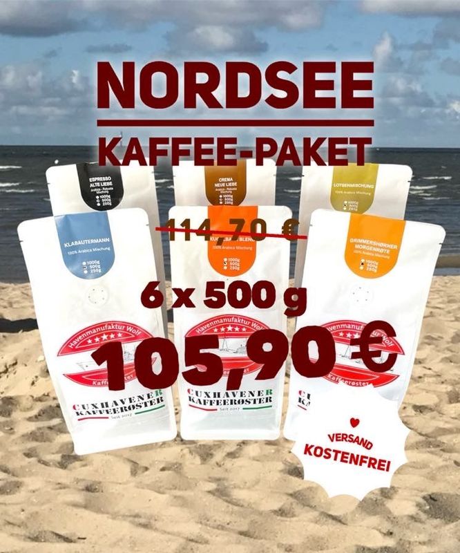 Nordsee Kaffee-Paket 3 kg