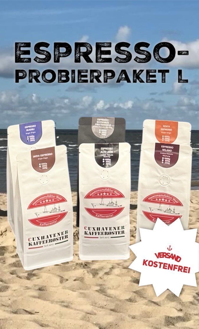 Espresso Probierpaket L - 6 x 250 g