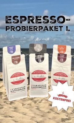 Espresso Probierpaket L - 6 x 250 g Espresso Probierpaket L - 6 x 250 g