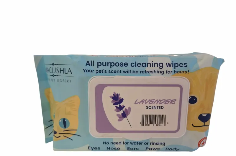 MACUSHLA Cleaning Wipes / Lavender 80pcs