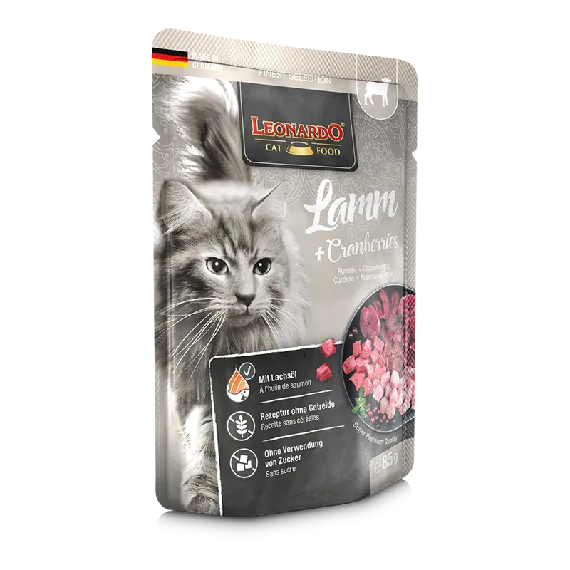 ليوناردو عبوة غنم و توت البري 85 جم