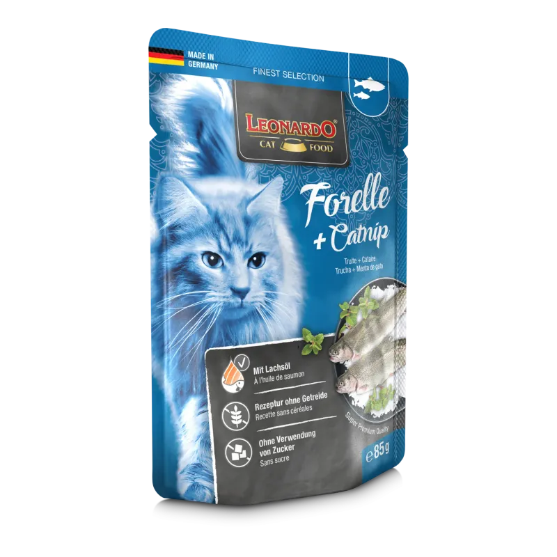 ليوناردو عبوة سمك السلمون المرقط و النعناع البري 85 جم