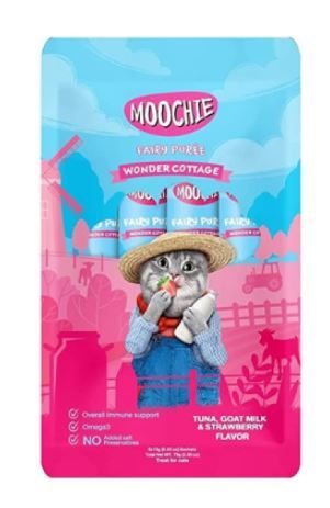 Fairy Puree - Tuna, Goat Milk &amp; Strawberry Flavor 75g