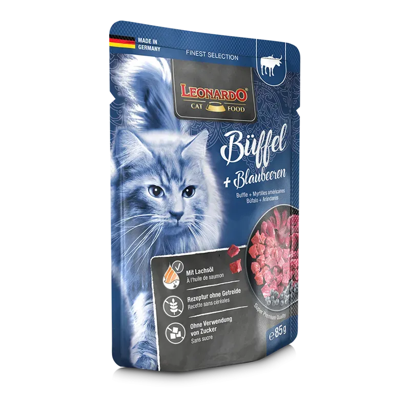 ليوناردو عبوه لحم جاموس مع التوت الأزرق 85 جرام