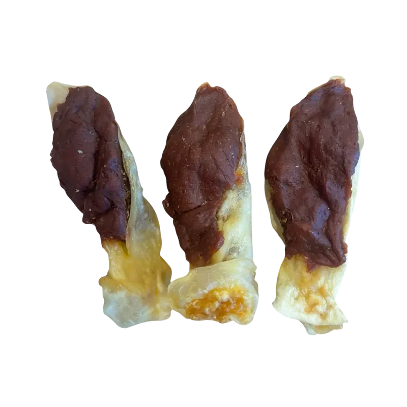 Kaninchen-Ohren gefüllt mit Ente