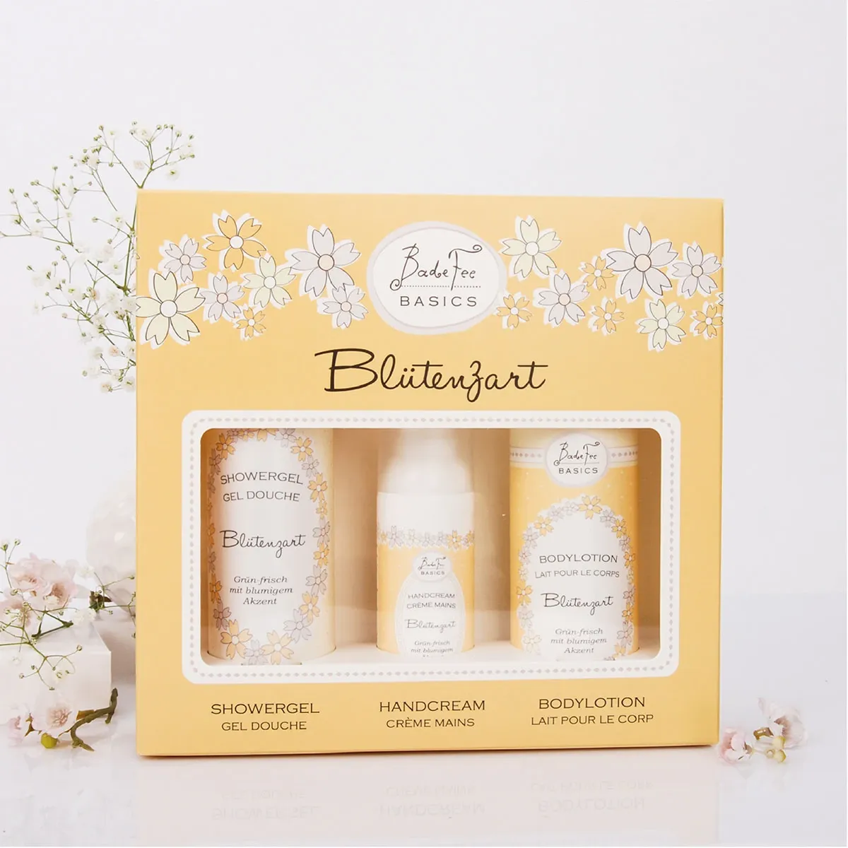 BadeFee - Geschenkset "Blütenzart" BadeFee - Geschenkset "Blütenzart"