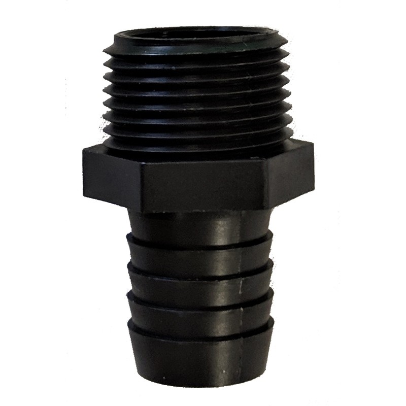Miraco 3/4&quot; Male x barb fitting #396