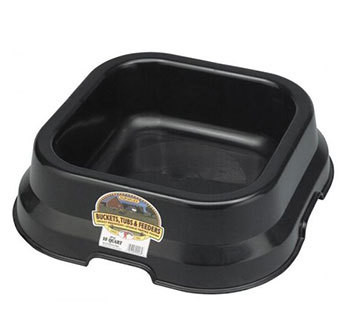 Little Giant Plastic Feed Pan - 10 Quart