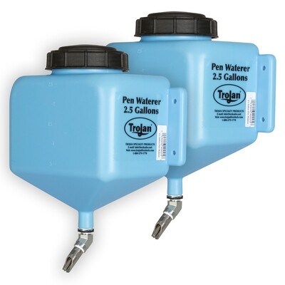 Trojan® Pen Waterer - 2.5 Gal - 2 pack Trojan® Pen Waterer - 2.5 Gal - 2 pack