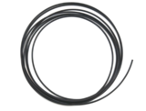 Smucker 1/8 in ID 1/4 in OD Solid Black Tubing