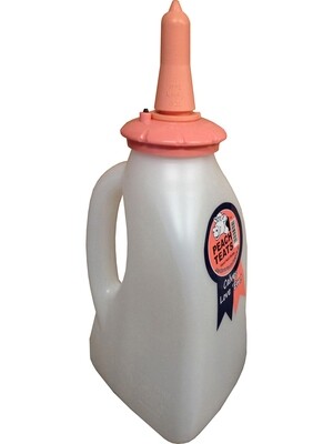 Peach Teat Standard Nursing Bottle Complete with handle