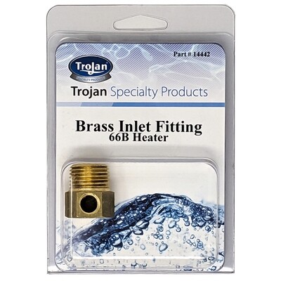 Trojan Brass Inlet Fitting - 66B Gas Heater (1 EA) 14442