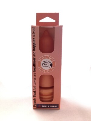 Peach Teats Peach Threaded Calf Nipple Peach Teats Peach Threaded Calf Nipple