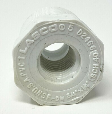 Miraco Reducing bushing 3/4 inch x 1/4 inch part 950
