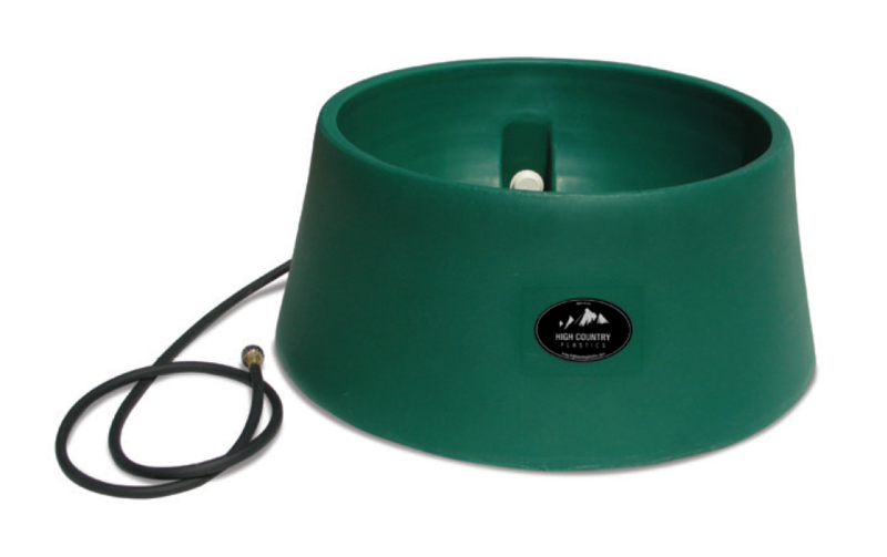 High Country Plastics 15 gallon Auto Water Basin - Green