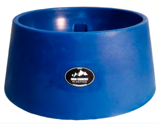 High Country Plastics 15 gallon Auto Water Basin - Blue