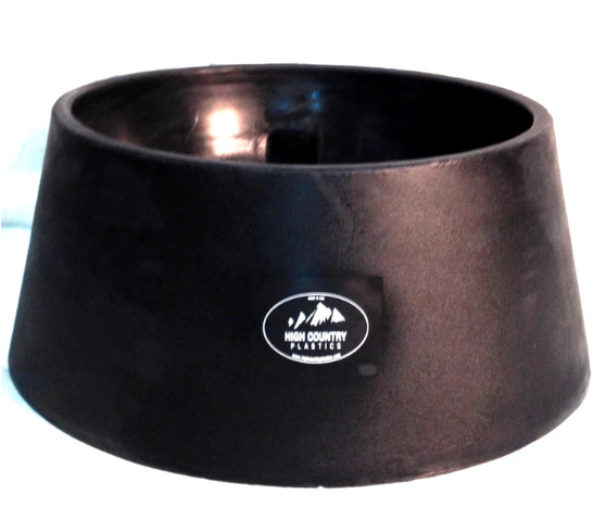 High Country Plastics 15 gallon Auto Water Basin - Black