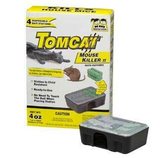 Motomco Tomcat® Disposable Mouse Killer 2 Bait Station - 4 Pack