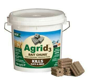 Agrid 3 Bait Chunx 4 LB Pail for Organic Production