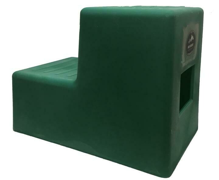 High Country Plastics 2 step, Mounting Step 19&quot; - Forrest Green