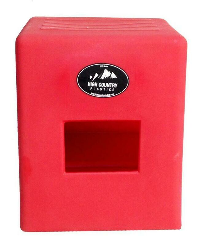 High Country Plastics 2 step, Mounting Step 19&quot;- Red