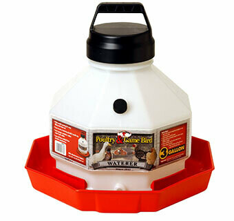 Miller MFG Poultry Waterer - 3 Gallon - Case of 2