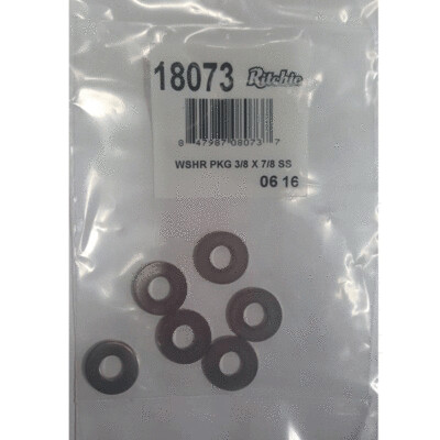 Ritchie Washer Package 3/8&quot; x 7/8&quot; SS - 6 per package #18073