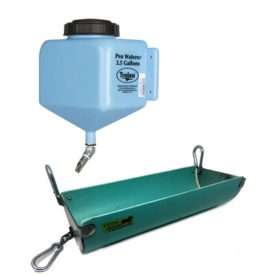 Trojan Pen Waterer and Toolman Feeder Bundle Trojan Pen Waterer and Toolman Feeder Bundle