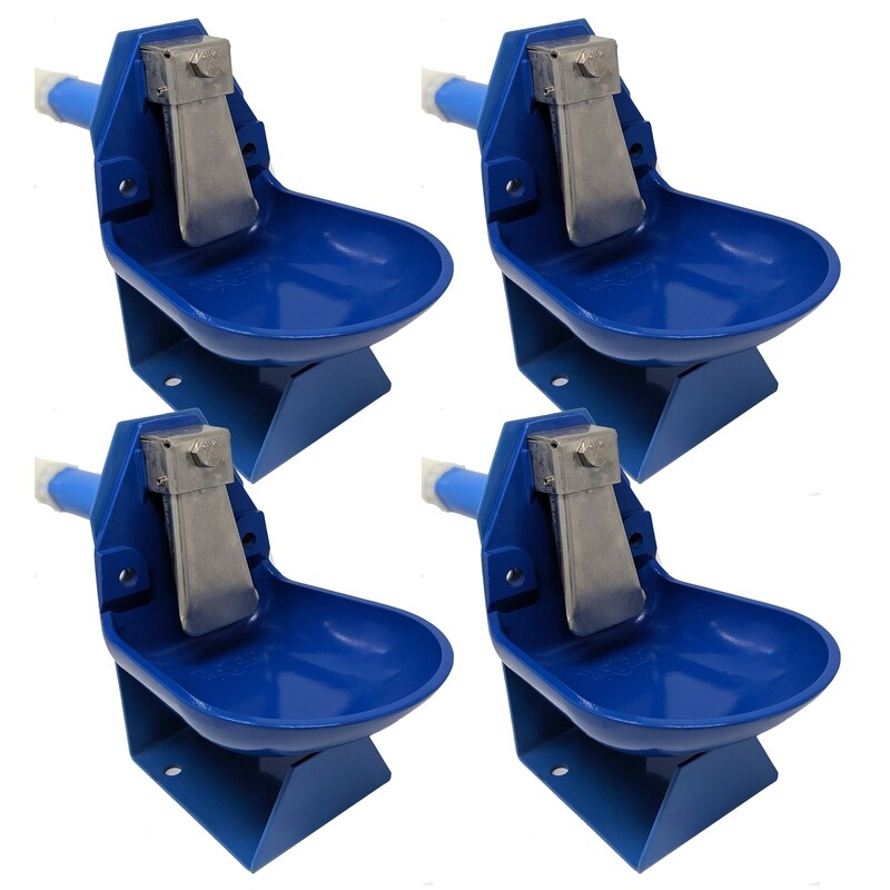 Trojan barrel waterer 4 pack, gravity flow