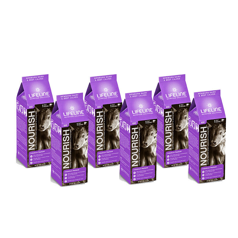 Lifeline Nourish Colostrum Replacer 100G 1.1 LB - 6 pack
