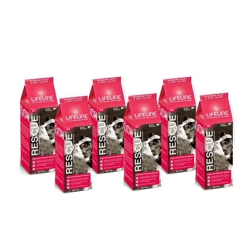 Lifeline Rescue High-Level Colostrum Replacer 150G 1.2LB - 6 pack