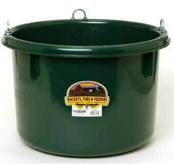 Little Giant 8 Gallon Green Plastic Round Feeder